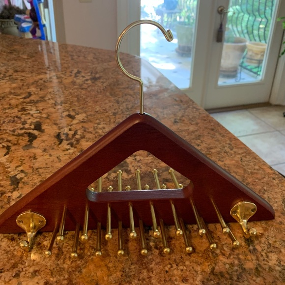 Other - Wooden tie holder organizer. Can hold 30 ties.